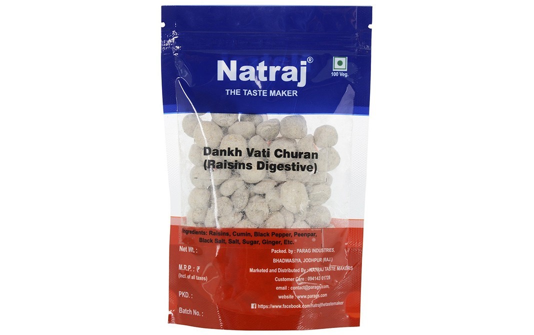 Natraj Dankh Vati Churan (Raisins Digestive)   Pack  200 grams